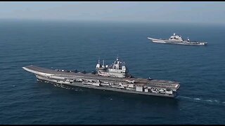 MiG-29K/KUB flights on the decks of the Indian aircraft carriers R 33 Vikramaditya