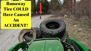 Runaway Tire COULD Have Caused an ACCIDENT!