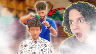 CACHEANDO CABELO CRESPO EM PÚBLICO | Resultado Sensacional 😱