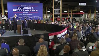 Biden addresses Kansas City infrastructure, new bill in speech