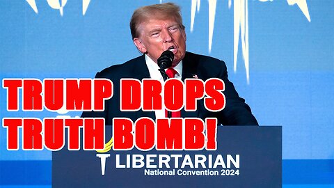 Libertarian Convention BOOS Donald Trump! Left in SHOCK when he DROPS a TRUTH BOMB on them!