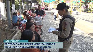 "Agosto Lilás": Proteção à Mulher e Enfrentamento à Violência na Região Nordeste de MG.