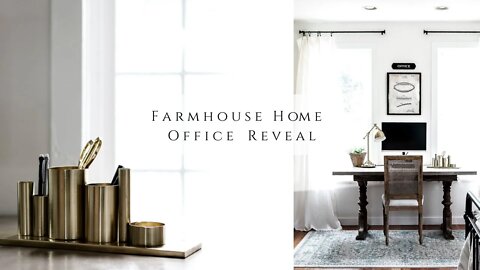 Farmhouse Home Office Reveal