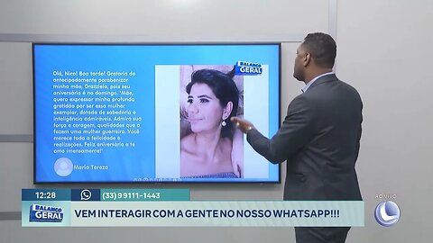 Mensagens do Whatsapp 1º Bloco - 15/12/2023