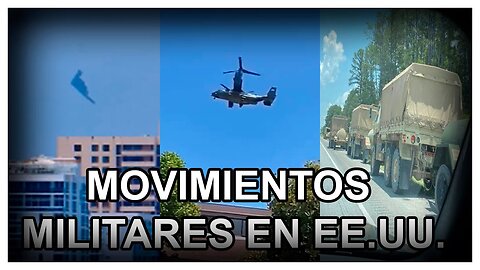 QUALCOSA DI STRANO STA ACCADENDO IN AMERICA..L'AMERICA STA MUOVENDO TRUPPE E VEICOLI MILITARI SENZA NESSUN APPARENTE MOTIVO DI PERICOLO..SI AVVICINA LA TERZA GUERRA MONDIALE E IL CONFLITTO PROGRAMMATO CON LA CINA?