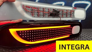 Building custom ACURA INTEGRA taillights