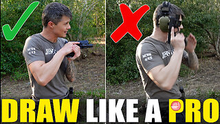 Handgun Draw Like a PRO: Impressive vs Effective (How to Draw a Handgun)