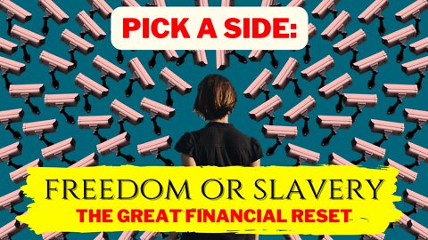 Pick a Side: Freedom or Slavery (The Great Financial Reset)