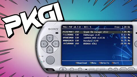 PKGi is Now on PSP! - Homebrew Updates
