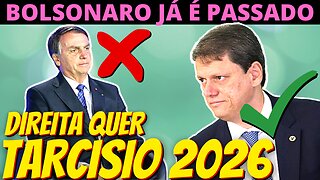 Aliados querem Bolsonaro fora das eleições de 2026 e apostam em Tarcísio presidente