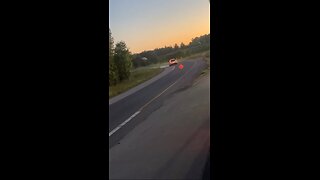 Driving wrong way on highway