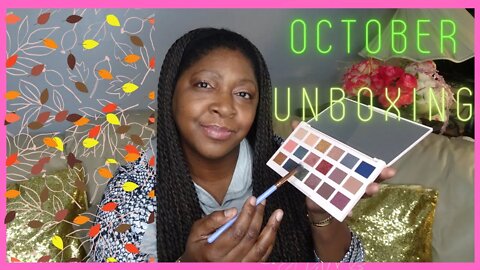 OCTOBER BOXYCHARM UNBOXING | 2020 | First Impressions of Fall Eyeshadow Palette And Skincare Serum