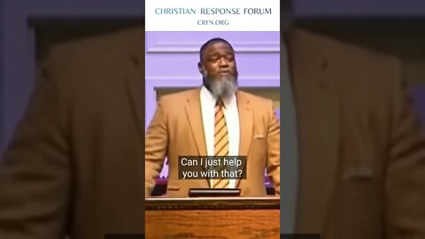 Voddie Baucham - God Loves You, He Doesn’t Need You - Christian Response Forum #shorts #god