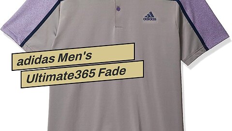 adidas Men's Ultimate365 Fade Stripe Polo Shirt