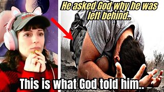 God showed him the rapture! Jesus approached him! AMAZING!