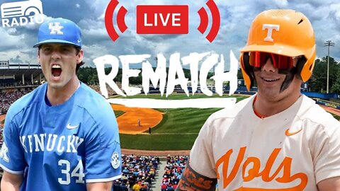 Kentucky vs #1 Tennessee RADIO | SEC Tournament Bracket | 2022 College Baseball