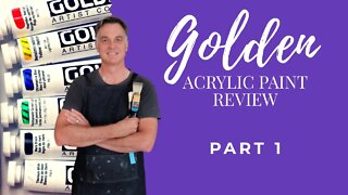 Golden Heavy Body ACRYLICS Compared to Regular Acrylics 🎨 (Part 1)