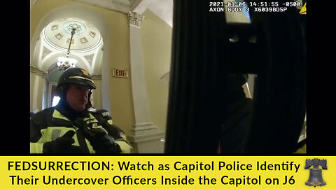 FEDSURRECTION: Watch as Capitol Police Identify Their Undercover Officers Inside the Capitol on J6