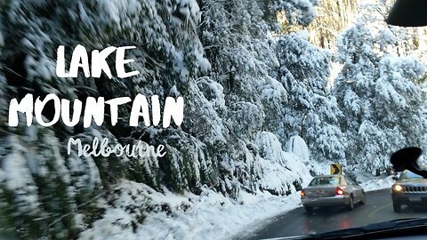 Drive to Lake Mountain Snow Melbourne Short Video Clip