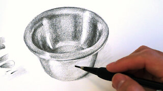 How to Draw and Shade a Shiny Bowl