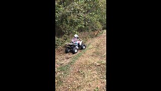 Grandson’s first ATV ride