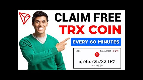 Claim Free Trx. Free Trx Watching Ads