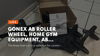 Gonex Ab Roller Wheel, Home Gym Equipment, Ab Wheel for Abdominal & Core Strength Training with...