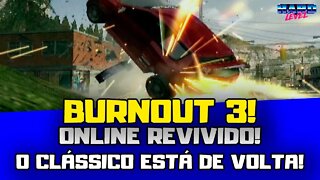 BURNOUT 3 ESTÁ COM O ONLINE DE VOLTA NO PS2!