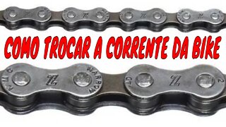 Como trocar a corrente da bike