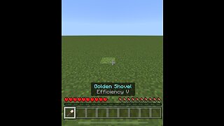 Making a Golden Shovel Faster | Minecraft