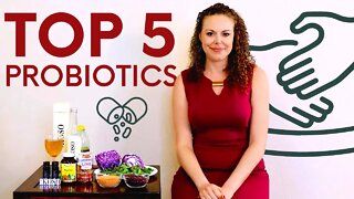 TOP 5 Probiotics for a Healthy Gut, Improve Digestion, Reduce Belly Aches, Weight Loss Tips