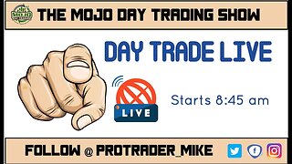 DAYTRADING LIVE WITH NO CHARTS