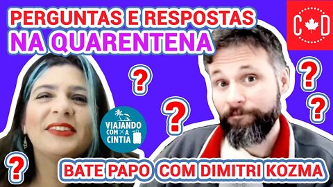 Perguntas e respostas de viagem na quarentena com Dimitri Kozma #emcasa