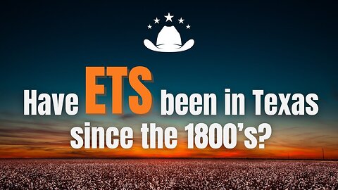 Have ETs been in Texas since the 1800's?? | LIVE on September 27th