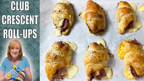 CLUB CRESCENT ROLL-UPS | Deli Meat Lunch Ideas