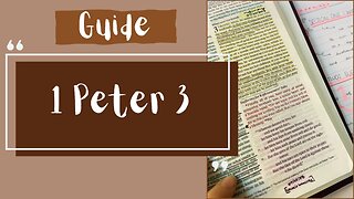 1 Peter 3 Study