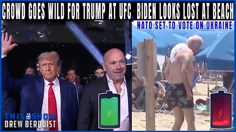 Trump Blows Roof Off at UFC As Biden Struggles On The Beach | NATO Vote on Ukraine Looms | Ep 587 | This Is My Show With Drew Berquist