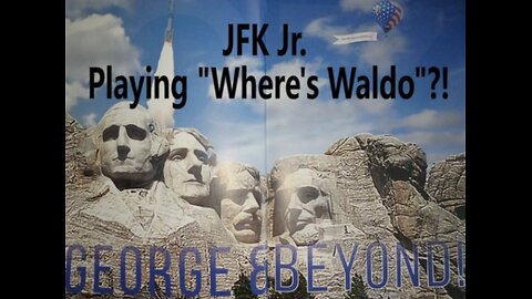 JFK Jr. Playing "Where's Waldo"?!