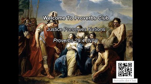 Justice Preserves Nations - Proverbs 29:4