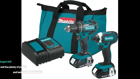 Makita XT261M 2 Piece 18V Lithium-Ion 4.0 Ah Cordless Combo Kit