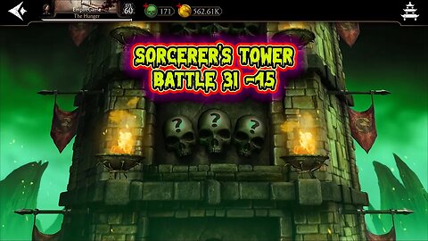 MK Mobile: Sorcerer's Tower Battle 31 - 45 / Battles On Auto