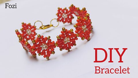 Stylish Seed Beads bracelet tutorial ❣️ herringbone stitch