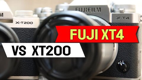 Fuji XT4 vs XT200 - Focus, image quality, and video quality tests