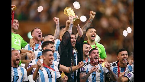 Cup awarding ceremony for the Argentina win in the Fifa World Cup 2022