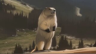 Marmot scream meme (AI animation)