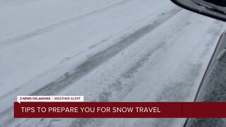 Preparing to travel on snow-covered roads
