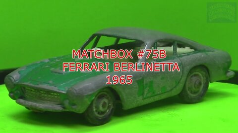 MATCHBOX #75-B FERRARI BERLINETTA'S RESTORE JOB!