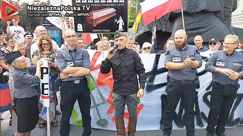 BYDGOSZCZ, MARSZ PO ZDROWIE i WOLNOŚĆ - Olszański, Osadowski NPTV (24.07.2021)