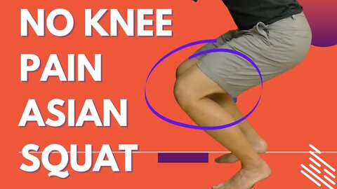 Knee Strengthening Exercises for the Asian Squat