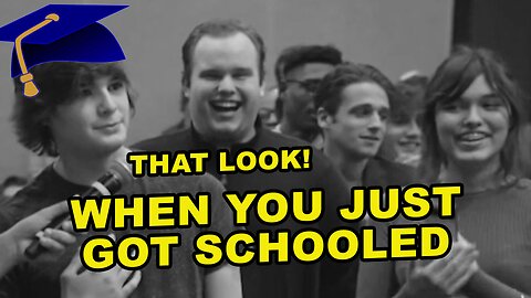 Charlie Takes Smug College Student to School